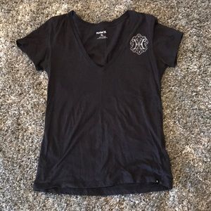 XL Black Short Sleeve Hurley T-shirt